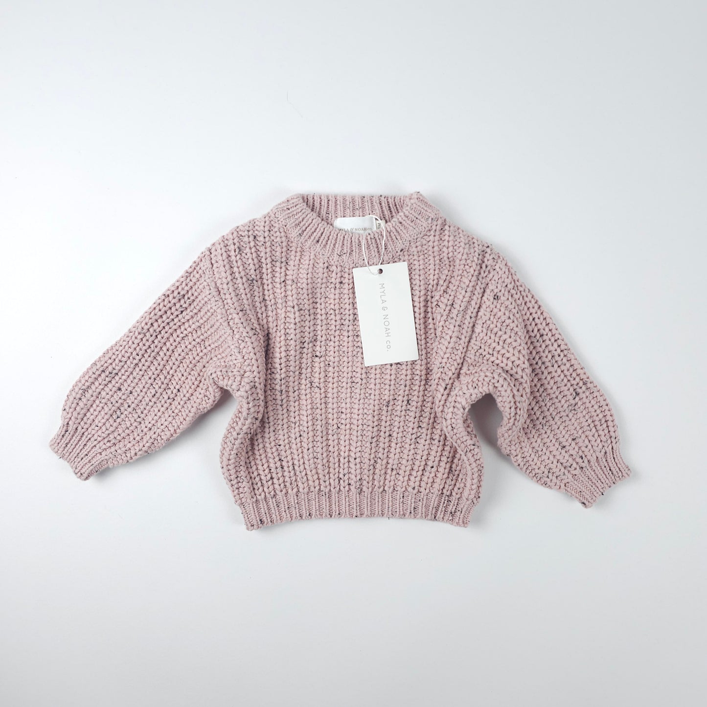 Chunky Knit Sweater - Dust Pink