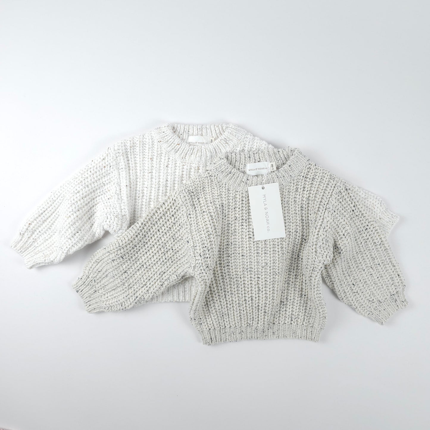 Chunky Knit Sweater - Oat Fleck